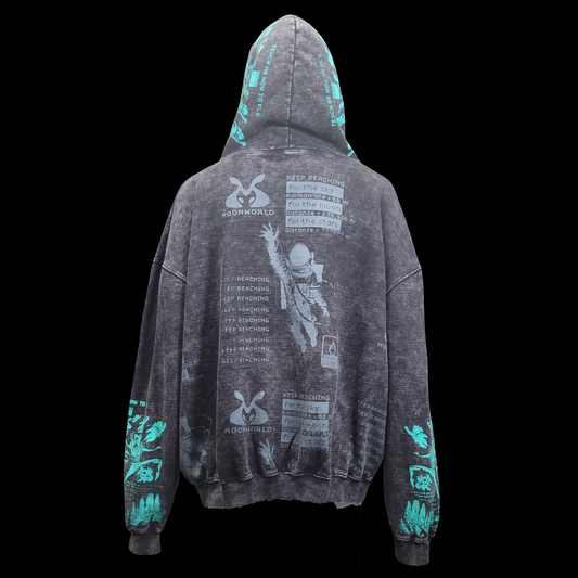 #10 Obsidian Meteor (Acid Wash, 2X Large)