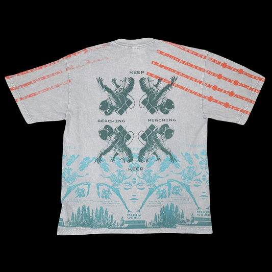 #119 Keep Reaching Into Depths (Mineral Wash, Medium)