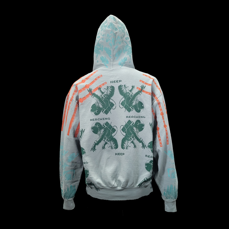 #120 Pale Galaxy Astro (Mid-Weight French Terry, Medium)
