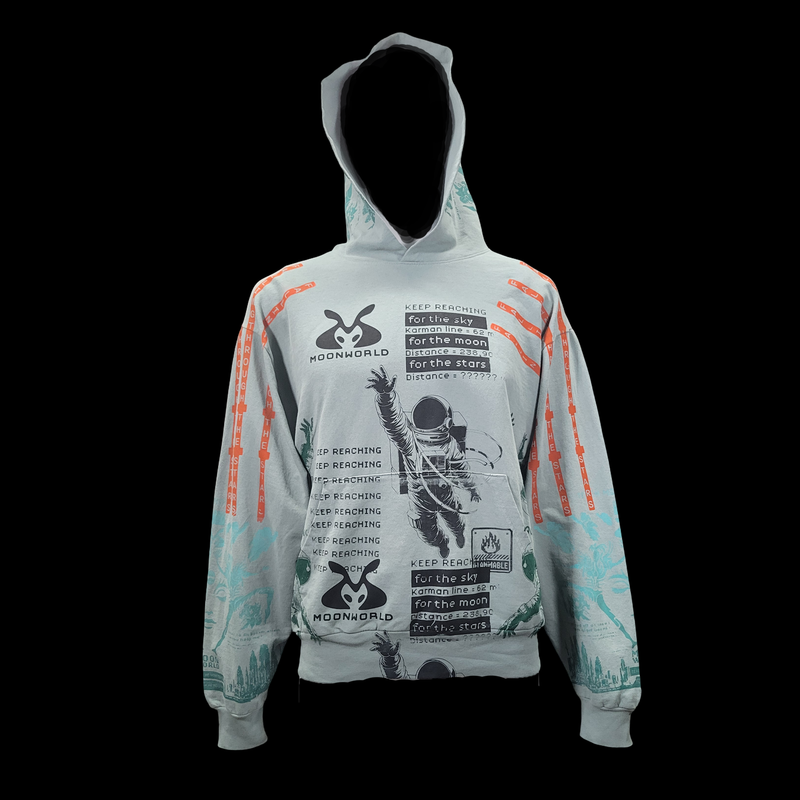 #120 Pale Galaxy Astro (Mid-Weight French Terry, Medium)
