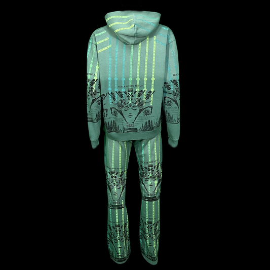 #1574 + #1569 - (Sun Dry, Gradient Wash, Sweat Suit, L)