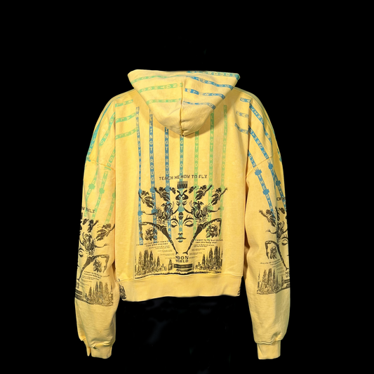 #1570 - (Acid Wash, French Terry Crop, 2XL)