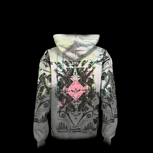 #1597 - Inspired Charcoal (Acid Wash Fleece Pull Over, L)