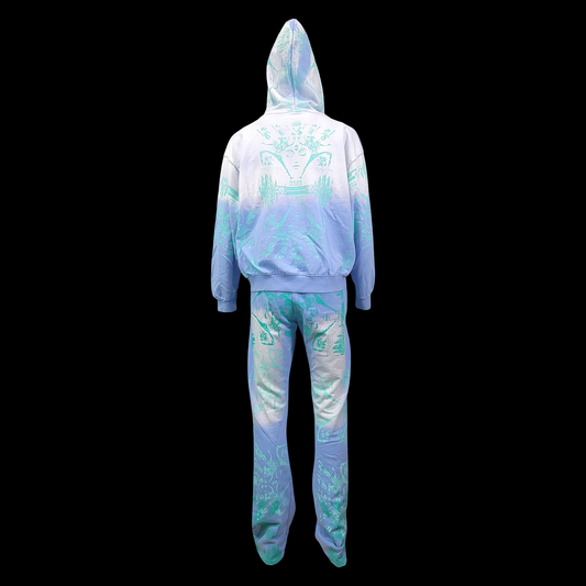 #19 + #20 Coldest Pluto (Sweat Suit, Acid Wash, Medium)