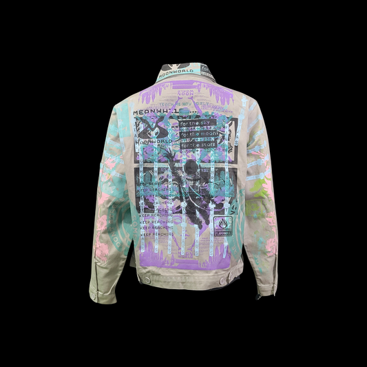 #22 Hyper Silver Snake (Light Jacket, Hyper Print, Large)
