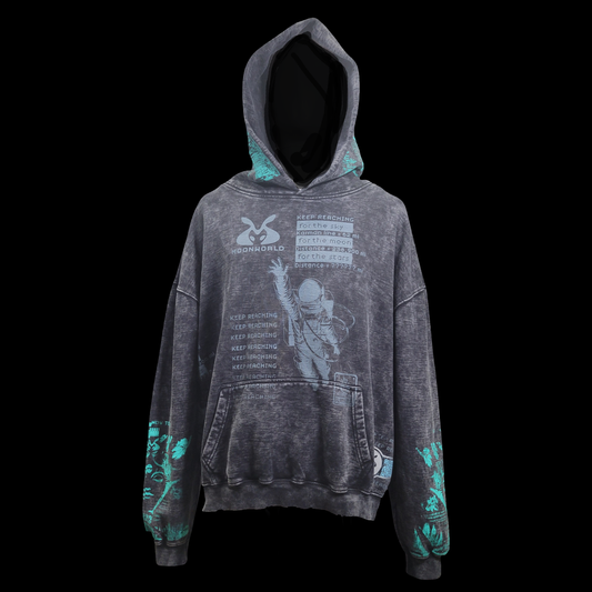 #10 Obsidian Meteor (Acid Wash, 2X Large)