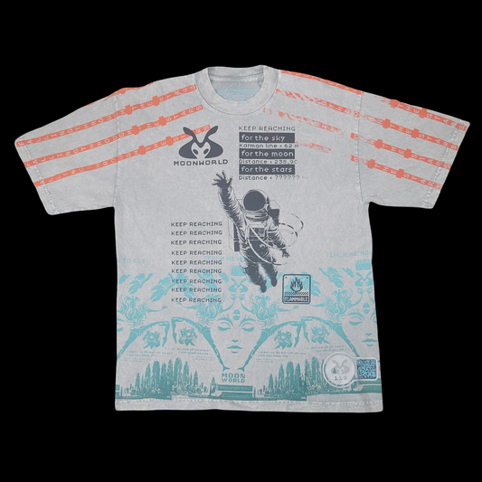 #119 Keep Reaching Into Depths (Mineral Wash, Medium)