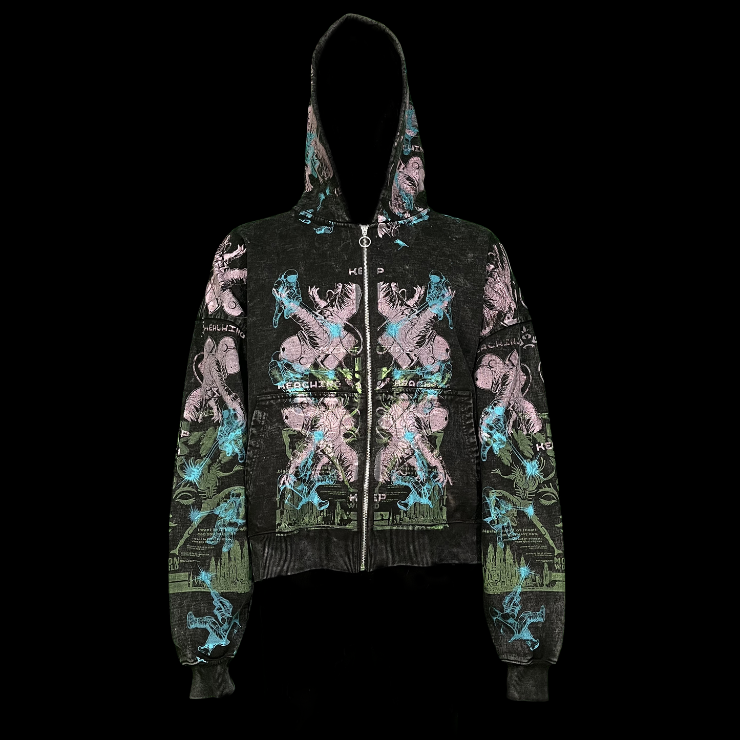 #1543 - (Acid Wash, French Terry, XL)