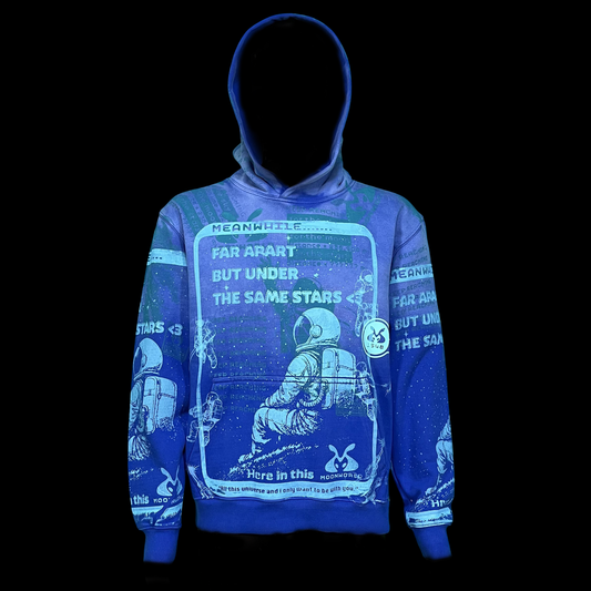 #1548 - (100% Cotton, Acid Wash Fleece Pull Over S)