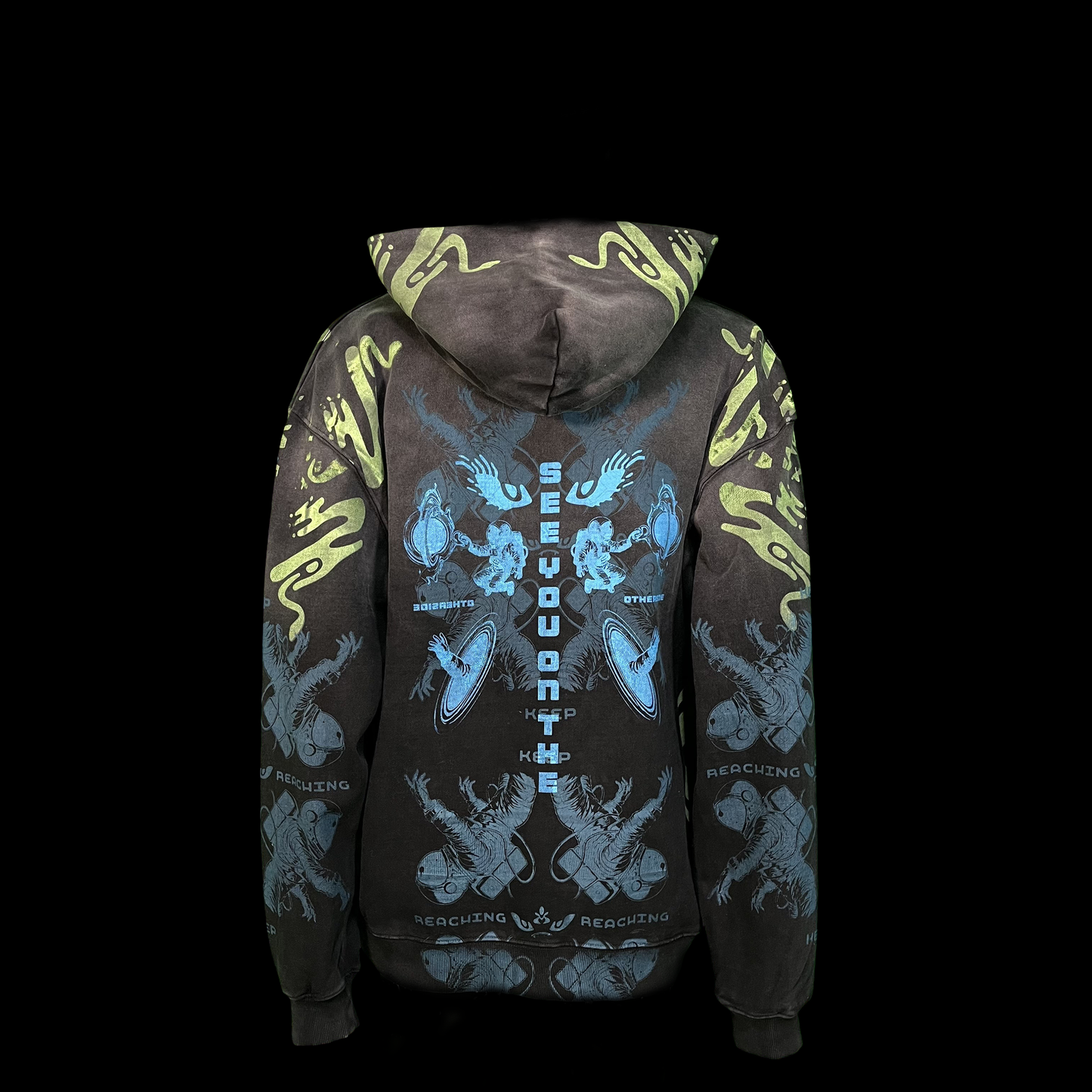 #1578 - (Acid Wash, Fleece, Pull Over, XL)