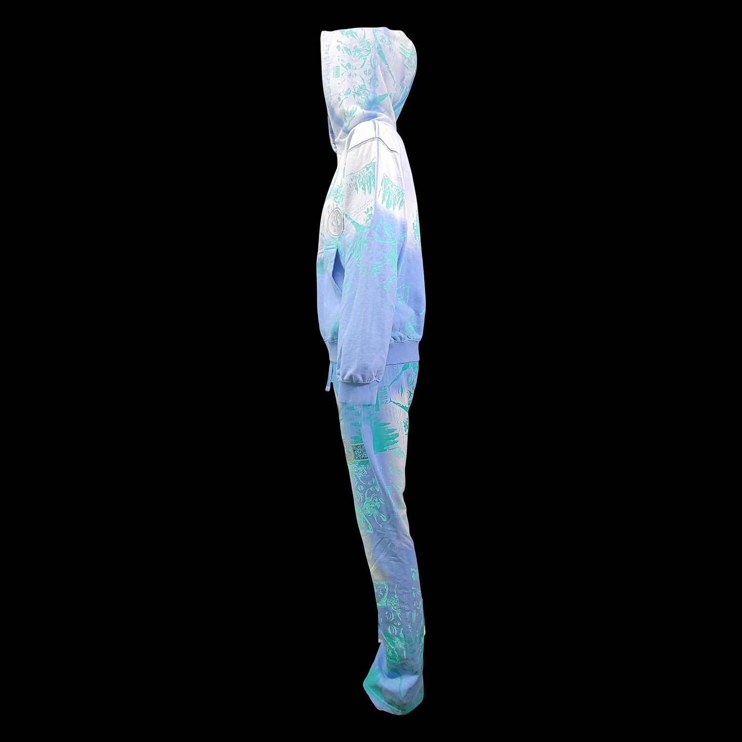 #19 + #20 Coldest Pluto (Sweat Suit, Acid Wash, Medium)