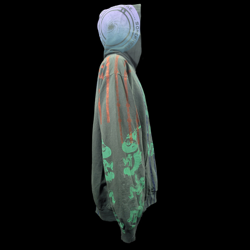 #222 Falling Moon Forest (Mid-Weight French Terry, 2XL)