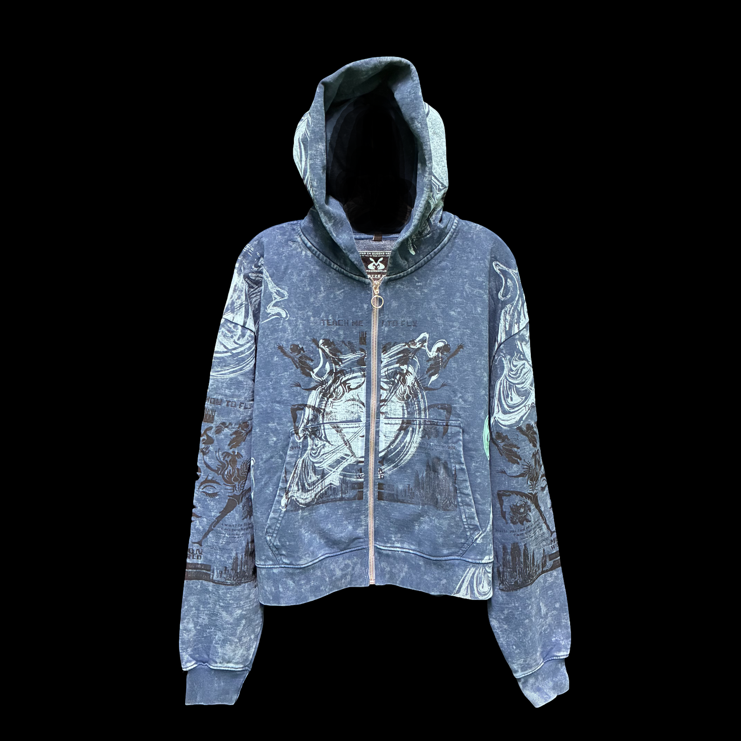 #1120 Cryogenic Slumber (M) [Acid Wash Crop Zip]