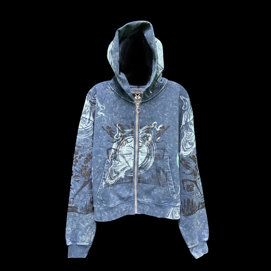 #1120 Cryogenic Slumber (M) [Acid Wash Crop Zip]