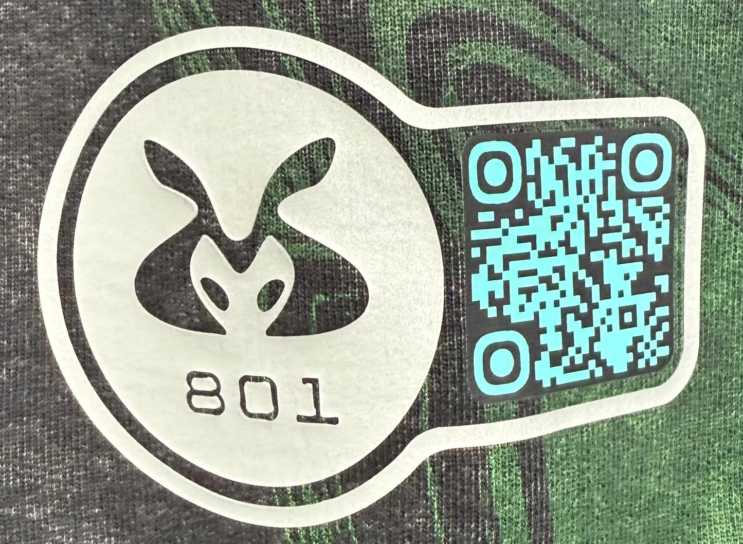 #801 Onyx Transmission [XL] (Acid Wash Crop Zip)