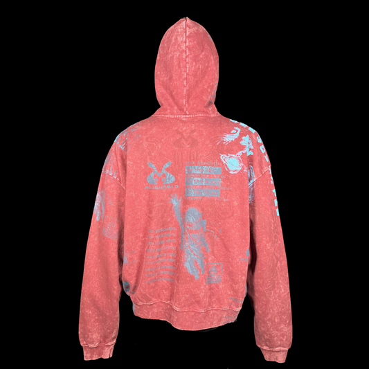 #839 Mars Dust [L] (Acid Wash Crop Zip)