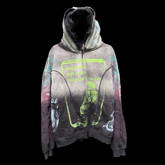 #1118 Nebula Shuttle (2XL) [Double Hood Zip Sundry Wash]