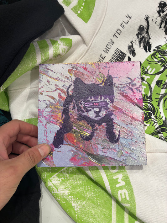 Laser cat portrait 70