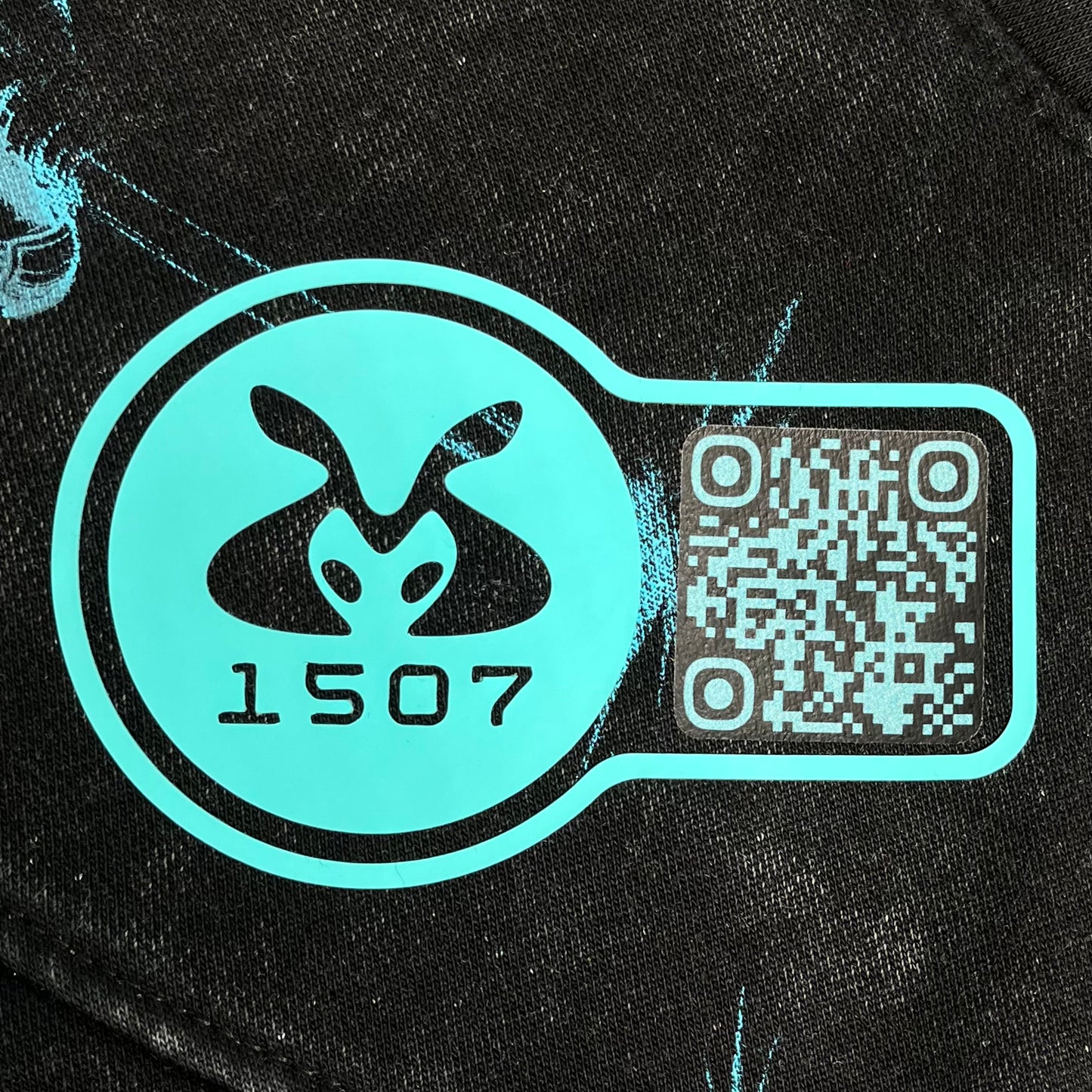 #1507 - (Acid Wash Ridge Hoodie Fleece Zip M)