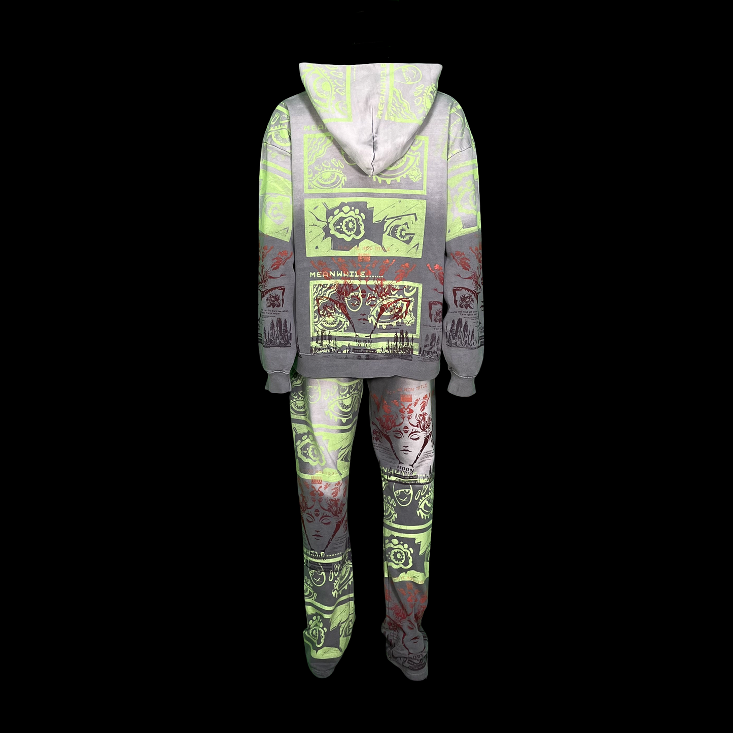 #1663 + #1664 - (Sun Dry, Gradient Wash, Sweat Suit, XL)